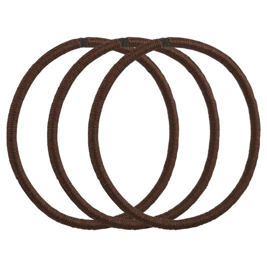 Lady Jayne Snagless Hair Elastics Brown 18 Pack - Perfect for Fine Hair-Auzzi Store