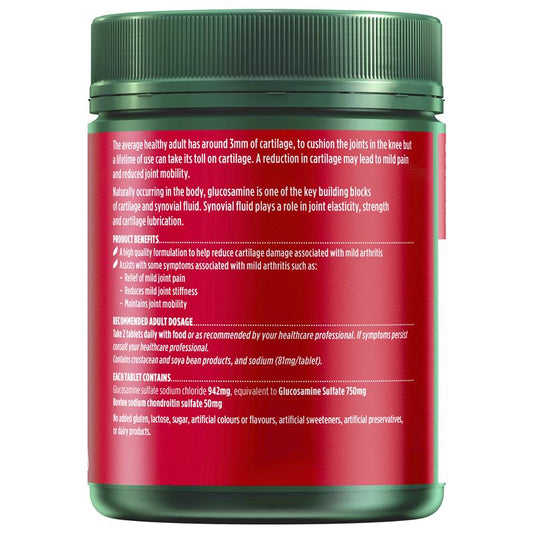 Nature's Own Glucosamine Sulfate & Chondroitin 320 Tablets - Joint Pain Relief – view 2