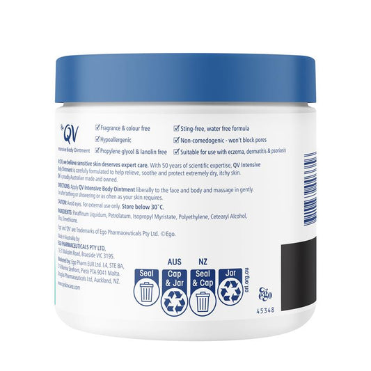 Ego QV Intensive Body Ointment 450g - Ultimate Moisturization for Dry Skin-Auzzi Store