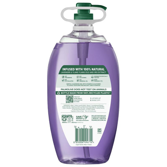 Palmolive Naturals Anti-Stress Body Wash 2L – Vegan, Paraben-Free, Lavender – view 2