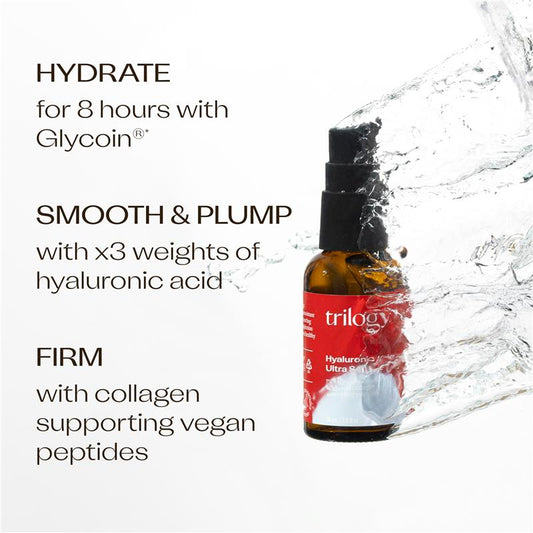 Trilogy Hyaluronic Acid+ Ultra Serum 30ml - Ultimate Hydration for All Skin Types