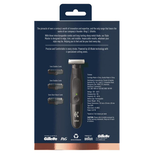 Gillette King C Style Master - Versatile Trimmer for Edging & Trimming – view 2