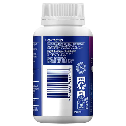 Ostelin Calcium & Vitamin D3 + K2 60 Tablets - Bone Health Support