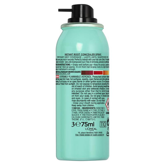L'Oreal Paris Magic Retouch Temporary Root Concealer Spray - Auburn - 75ml-Auzzi Store