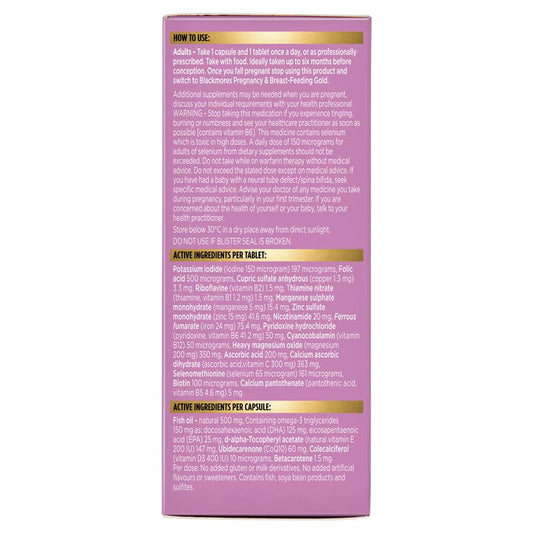 Blackmores Conceive Well Gold 28 Tablets & 28 Capsules - Pre-Conception Support-Auzzi Store