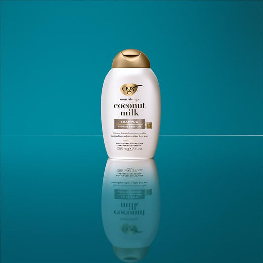 OGX Nourishing + Hydrating Coconut Milk Shampoo for Dry Hair - 385mL – view 2 - Auzzistore