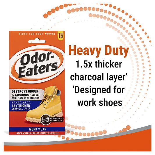 Odor-Eaters Super Tuff Work Wear Insoles - 1 Pair for Ultimate Comfort-Auzzi Store
