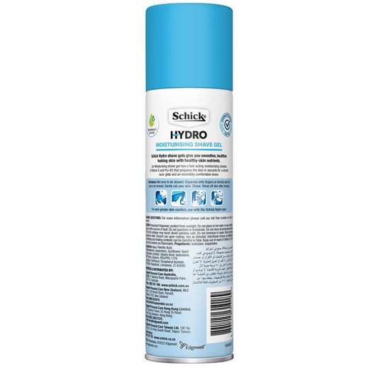 Schick Hydro Moisturising Shave Gel 198g - Smooth Shaving Experience – view 2