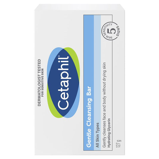 Cetaphil Gentle Cleansing Bar 127g – Hypoallergenic for Sensitive Skin – view 2
