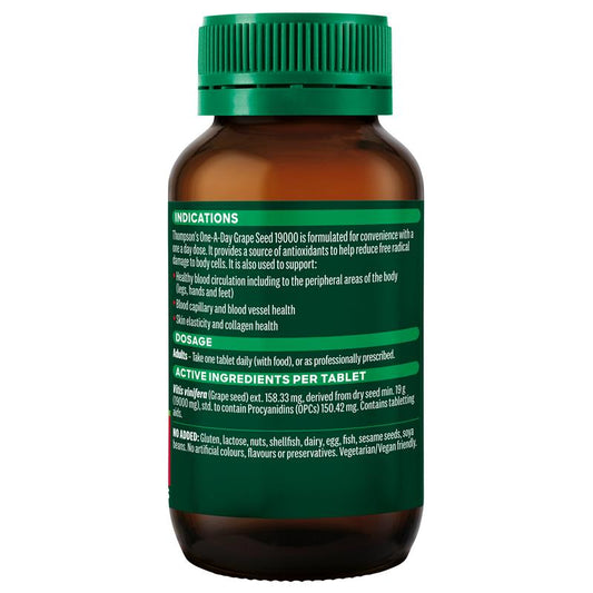 Thompson's Grape Seed 19000mg One-A-Day Antioxidant Tablets - 120 – view 2