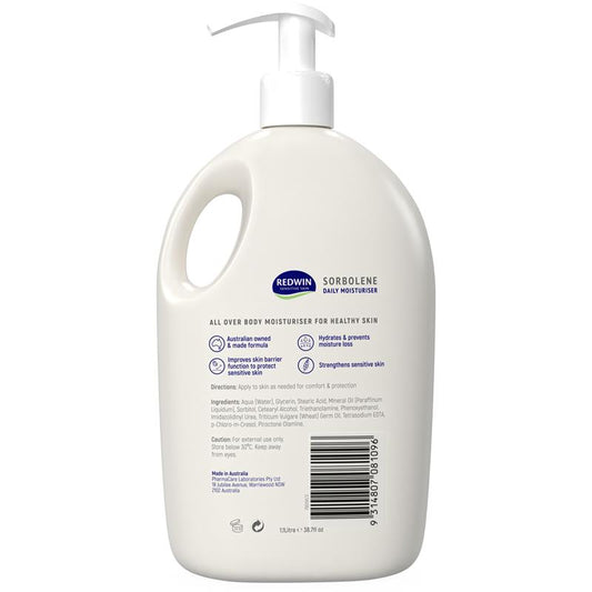 Redwin Sorbolene Daily Moisturiser 1.1L - Nourishing Hydration for Sensitive Skin – view 2 - Auzzistore