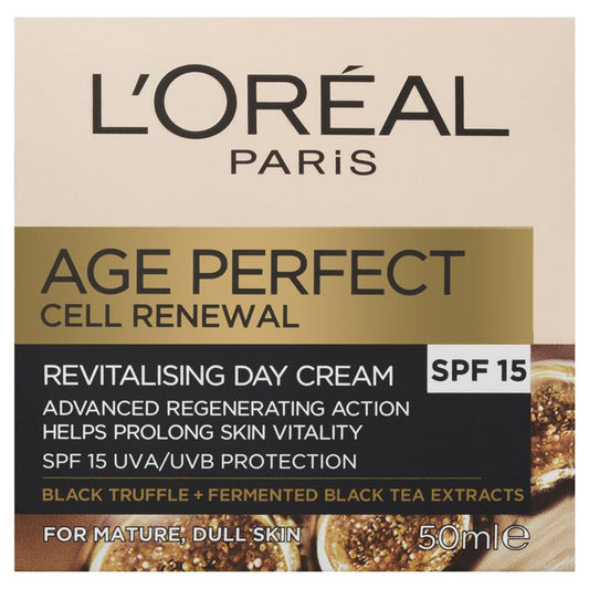 L'Oreal Paris Age Perfect Cell Renewal Day Cream 50ml - Revitalize Mature Skin-Auzzi Store