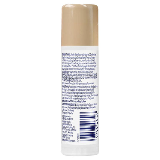 Cancer Council SPF 50+ Sport Zinc Stick Tinted 12g - Convenient Sun Protection – view 2