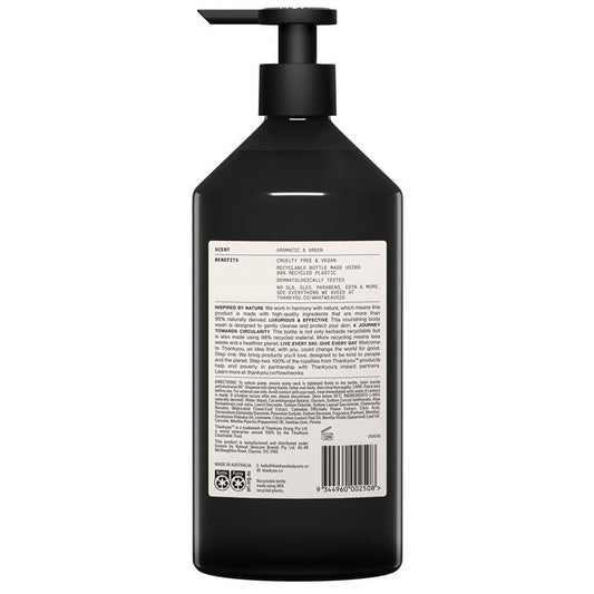 Thankyou Botanical Mint & Spring Flowers Body Wash 1L | Vegan, Recyclable – view 2 - Auzzistore