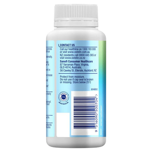 Ostelin Calcium & Vitamin D3 60 Chewable Tablets - Strengthen Your Bones-Auzzi Store