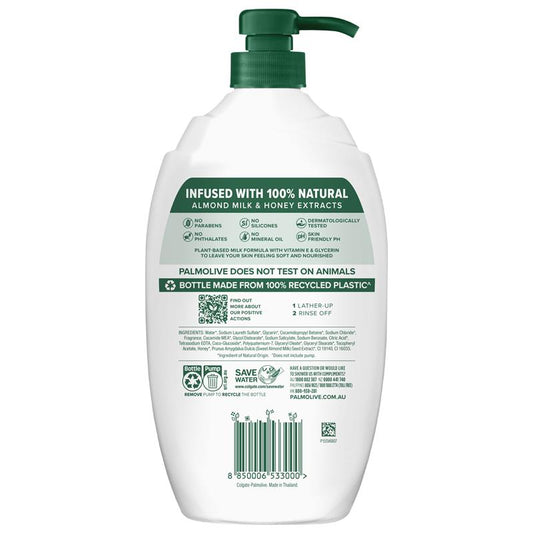 Palmolive Naturals Milk & Honey Body Wash 1L – Moisturizing Natural Formula – view 2