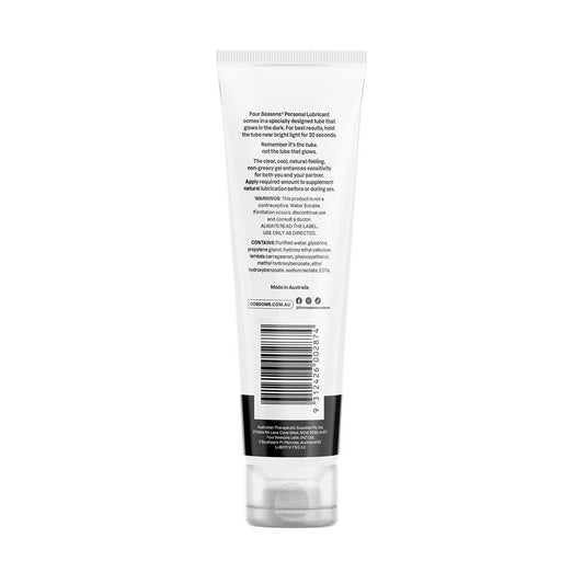 Four Seasons Water-Based Lubricant 100ml - Glow in Dark Tube, Enhances Sensitivity – view 2 - Auzzistore