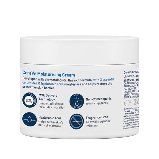 CeraVe Moisturising Cream 340g - Deeply Nourishing Cream for Dry Skin - Auzzi Store