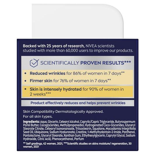 NIVEA Q10 Anti-Wrinkle Replenishing Night Cream 50ml - Restore Your Skin Overnight - Auzzi Store