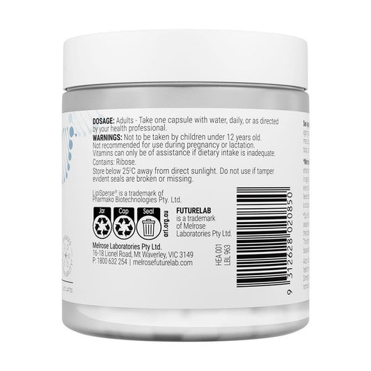 Melrose FutureLab NAD+ Booster Caps 30 Capsules - Energize Your Cells