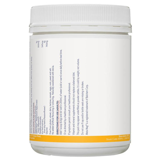 Ethical Nutrients Mega Magnesium Night 272g – Glycinate & Passionflower Sleep Aid – view 2