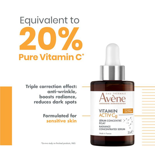 Avene Vitamin Activ Cg Radiance Corrector Serum 30ml - Brightening Formula – view 2
