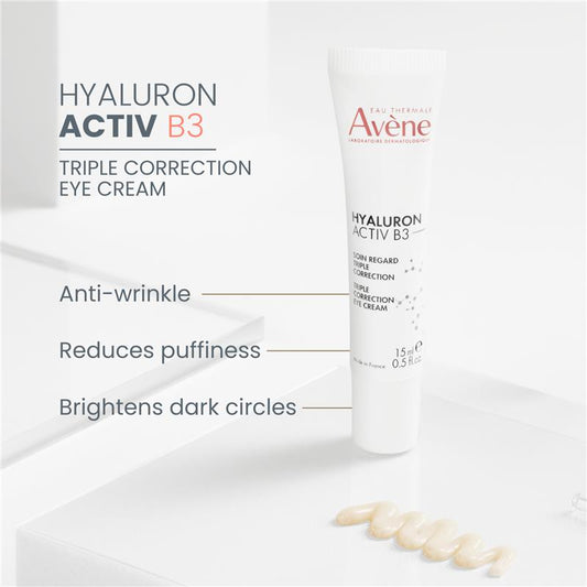 Avène Hyaluron Activ B3 Triple Correction Eye Cream 15ml - Brighten Your Eyes – view 2 - Auzzistore
