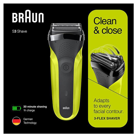 Braun Series 3 Electric Shaver for Men 300S - Rechargeable & Cordless – view 2