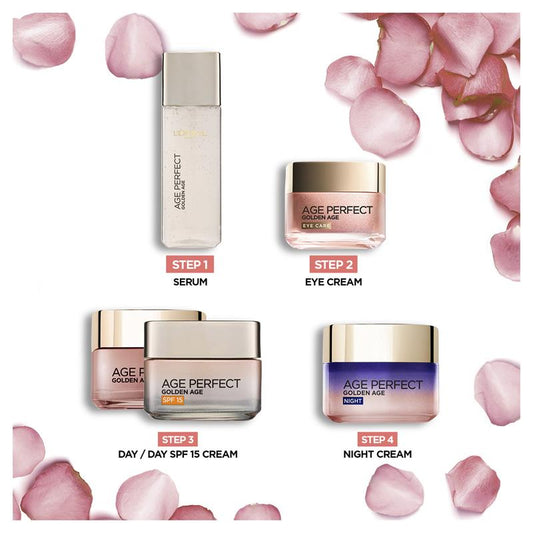 L'oreal Paris Age Perfect Golden Age Rosy Re-Densifying Day Cream SPF 15 - 50ml - Auzzi Store