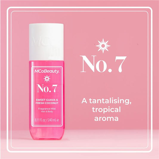 MCoBeauty Sweet Guava & Fresh Coconut No.7 Fragrance Hair & Body Mist 240ml