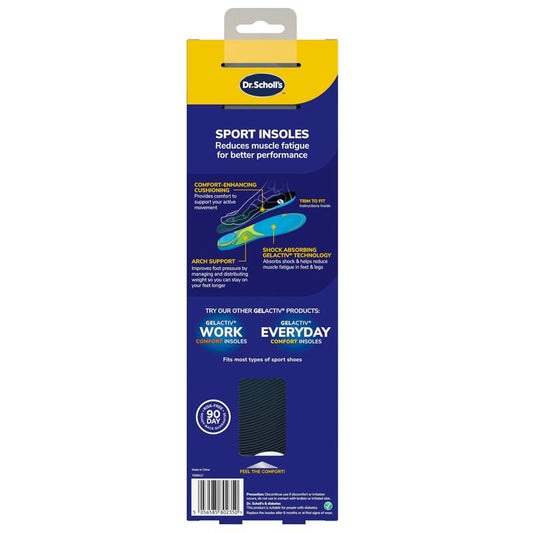 Scholl GelActiv Sport Insoles Large – Supportive Comfort for Active Feet – view 2 - Auzzistore