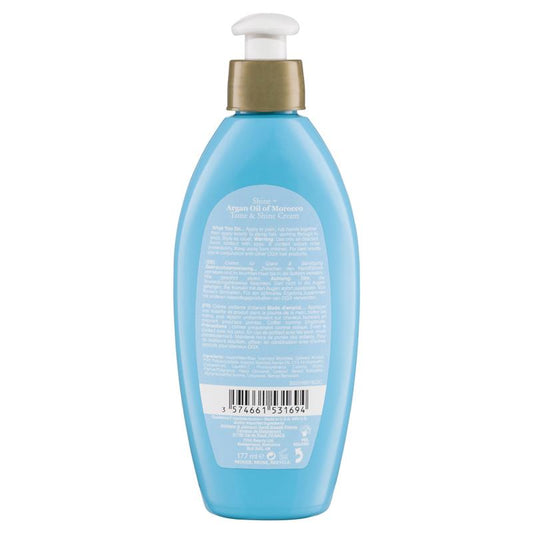OGX Argan Oil of Morocco Tame & Shine Cream 177mL - Frizz Control & Hydration - Auzzi Store