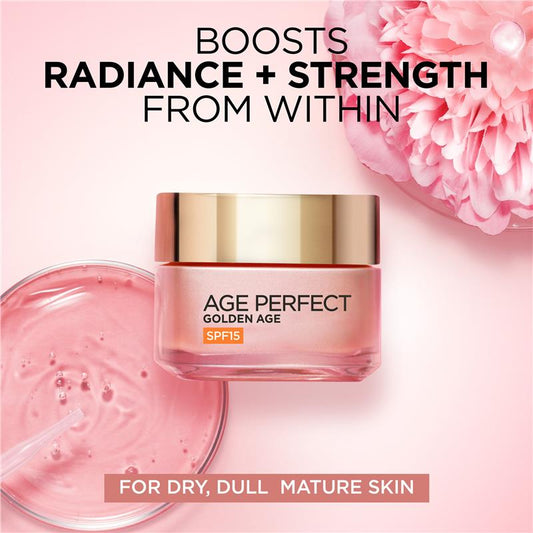 L'oreal Paris Age Perfect Golden Age Rosy Re-Densifying Day Cream SPF 15 - 50ml – view 2 - Auzzistore
