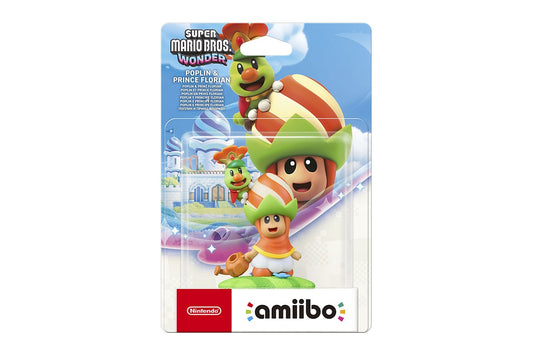 Nintendo amiibo Super Mario Bros Wonder Poplin and Prince Florian