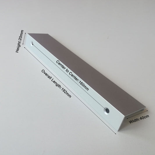 Aluminum Kitchen Cabinet Bar Handles Drawer Handle Pull white hole to hole 160mm | Auzzi Store