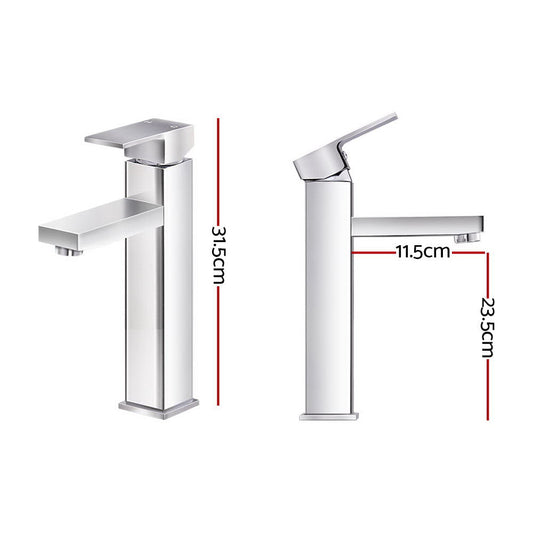 Cefito Basin Mixer Tap Faucet Silver | Auzzi Store