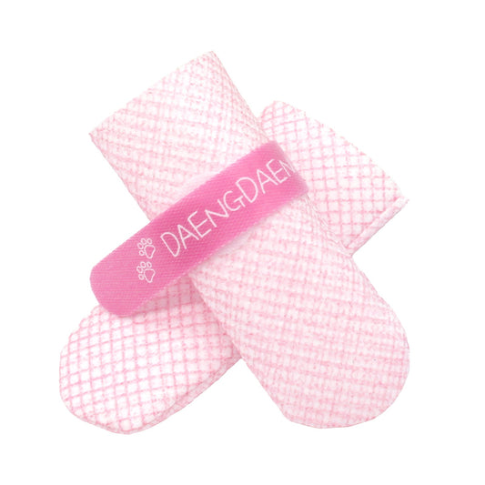 Daeng Daeng Shoes 28pc S Pink Dog Shoes Waterproof Disposable Boots Anti-Slip Socks | Auzzi Store