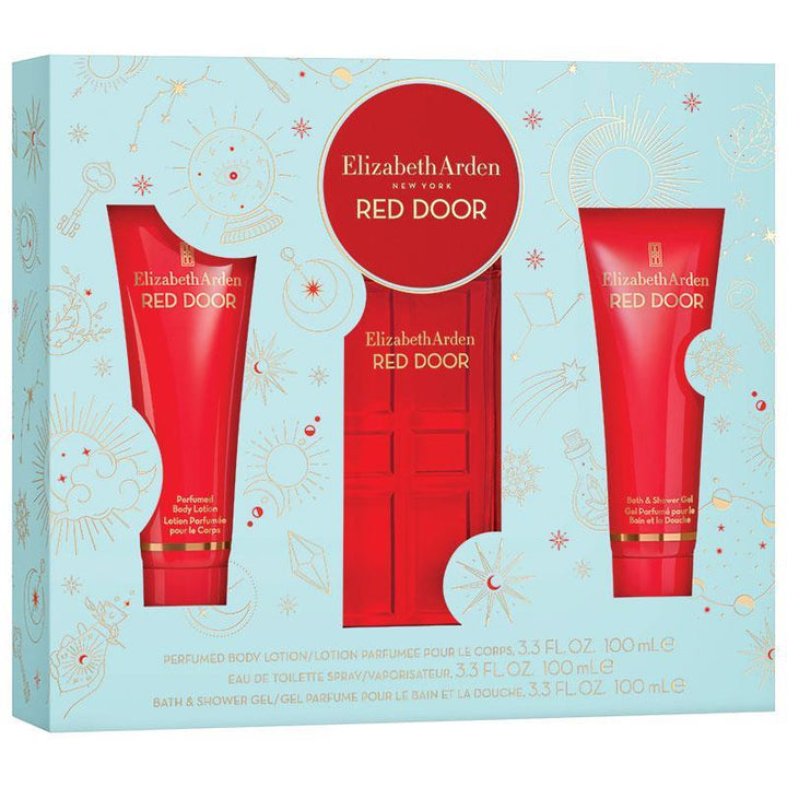Elizabeth Arden Red Door Eau de Toilette 100ml 3 Piece Set - Auzzistore