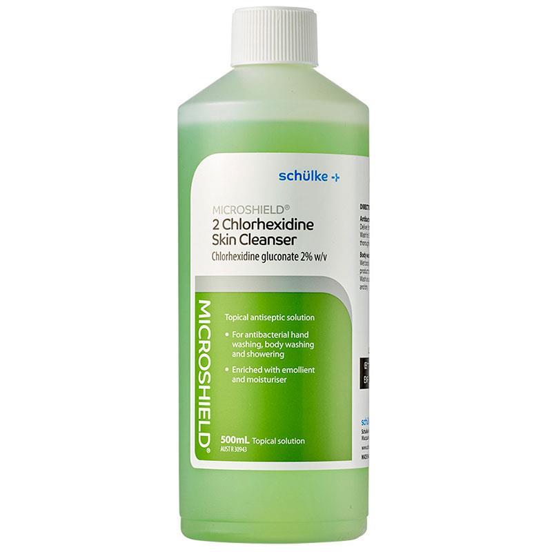 Microshield 2 Chlorhexidine Skin Cleanser 500ml Antiseptic Solution microshield-2-chlorhexidine-skin-cleanser-500ml-antiseptic-solution