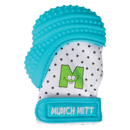 Malarkey Munch Mitt Teething Mitten Aqua - Innovative Teething Solution - Auzzi Store