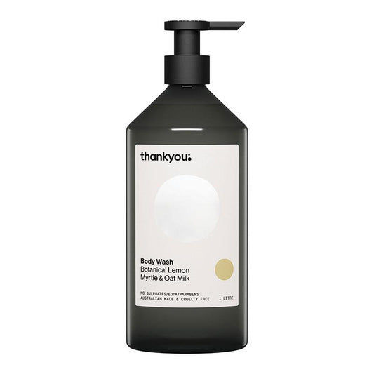 Thankyou Lemon Myrtle & Oat Milk Body Wash 1L – Vegan, Recyclable