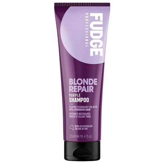 Fudge Professional Clean Blonde Damage Rewind Purple Toning Shampoo 250ml - Auzzistore