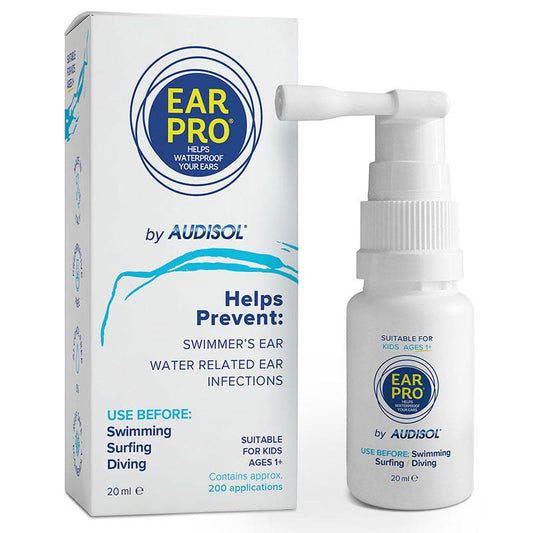 Audisol Ear Pro Waterproofing Ear Spray 20ml - Ear Infection Prevention