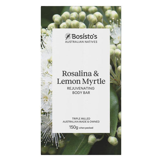 Bosistos Native Rosalina & Lemon Myrtle Body Bar 150g - Hydrating & Soothing-Auzzi Store