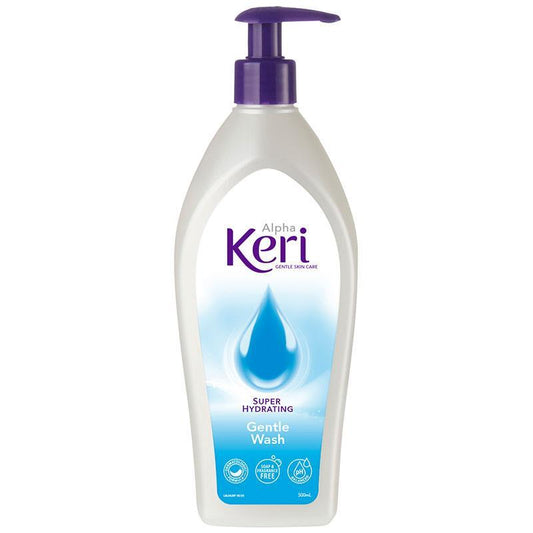Alpha Keri Hydrating Gentle Wash 500ml – Soap-Free Cleanser for Sensitive Skin - Auzzistore