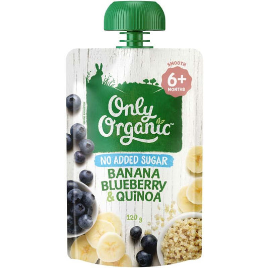 Only Organic Banana Blueberry Quinoa 120g - A Nutritious Superfood Blend-Auzzi Store