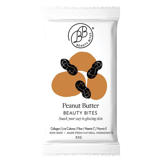 Krumbled Beauty Bites Peanut Butter 32g - Nourishing Snack for Glowing Skin