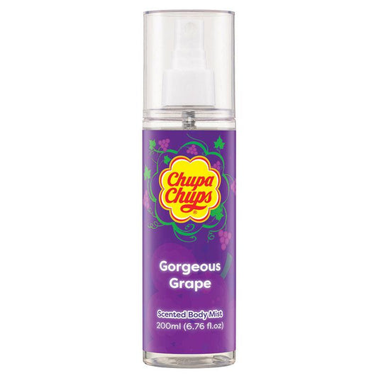 Chupa Chups Gorgeous Grape Scented Body Mist 200ml - Refreshing Fragrance