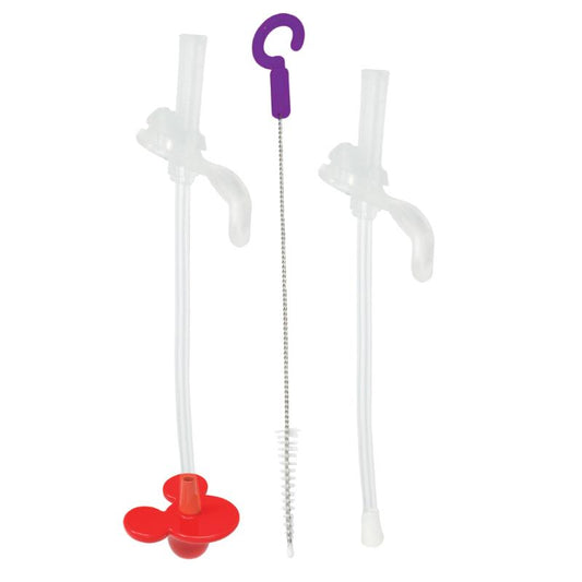 b.box Sippy Cup Replacement Straw - Disney Mickey - 2 Straws & Cleaner - Auzzi Store