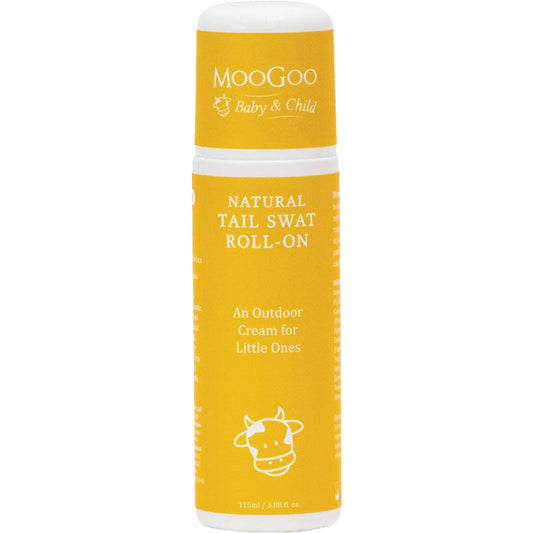 Moogoo Baby and Child Tail Swat Roll-On 115ml - Gentle Natural Formula - Auzzistore